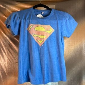 1979 Vintage blue Underoos Superman t-Shirt kids 14/16 352.‎ 32” chest